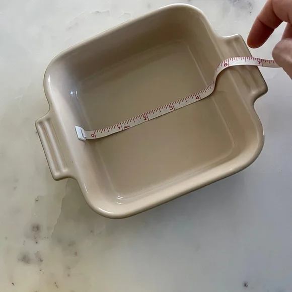 Le Creuset Mustard Yellow Square 14-29 Stoneware Baking Casserole Dish 6" x 6" - Picture 6 of 9